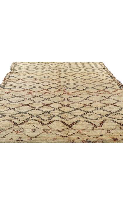 6 x 8 Vintage Moroccan Beni Ourain Rug 21352