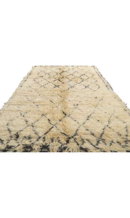 6 x 10 Vintage Moroccan Beni Ourain Rug 21365