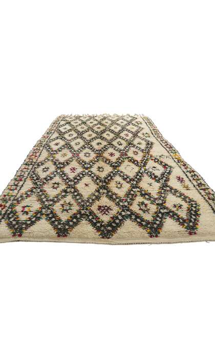 6 x 12 Vintage Moroccan Beni Ourain Rug 21375
