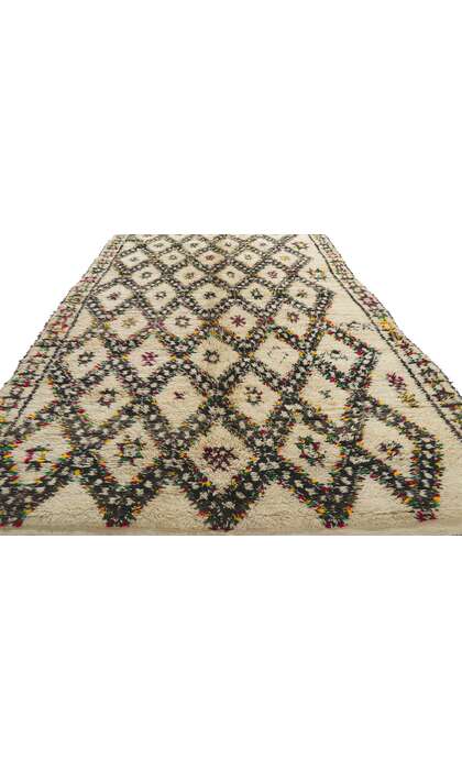 6 x 12 Vintage Moroccan Beni Ourain Rug 21375