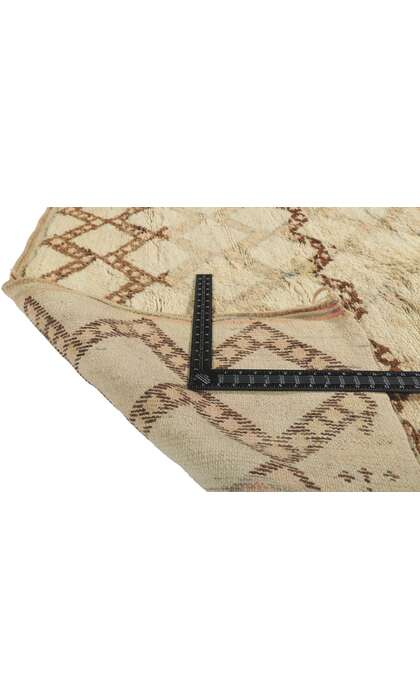 6 x 10 Vintage Moroccan Beni Ourain Rug 21379