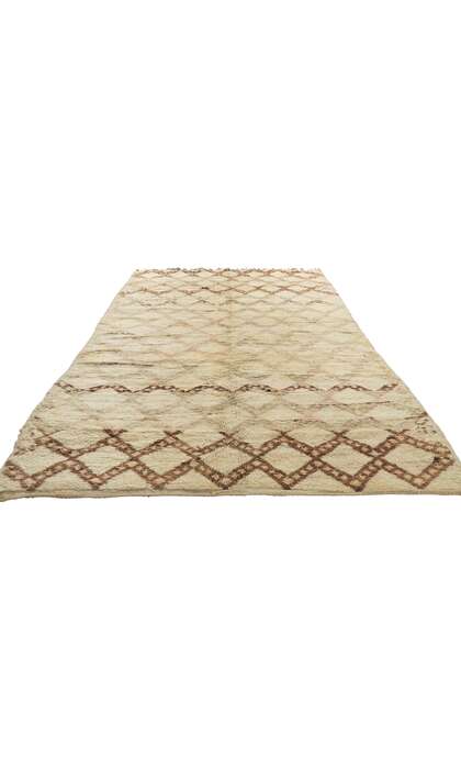 6 x 10 Vintage Moroccan Beni Ourain Rug 21379