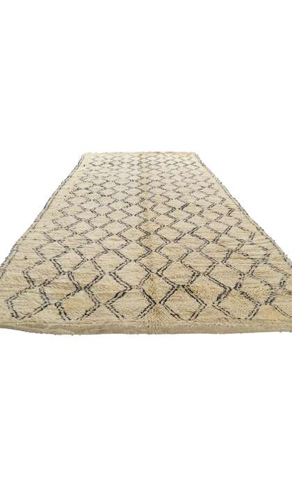 6 x 13 Vintage Moroccan Beni Ourain Rug 21390