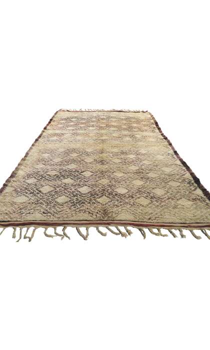 6 x 10 Vintage Moroccan Beni Ourain Rug 21397