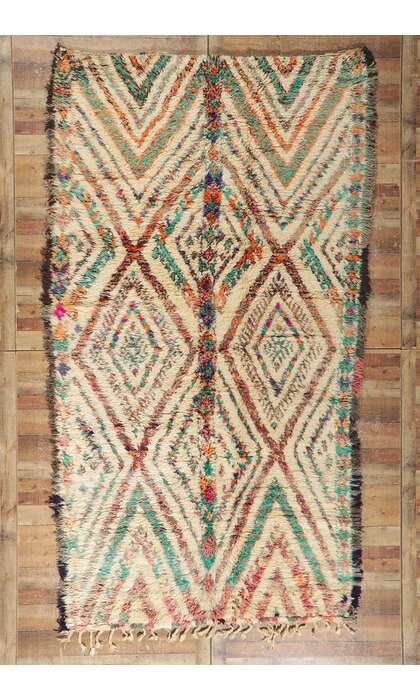 7 x 12 Vintage Beni MGuild Moroccan Rug 21404