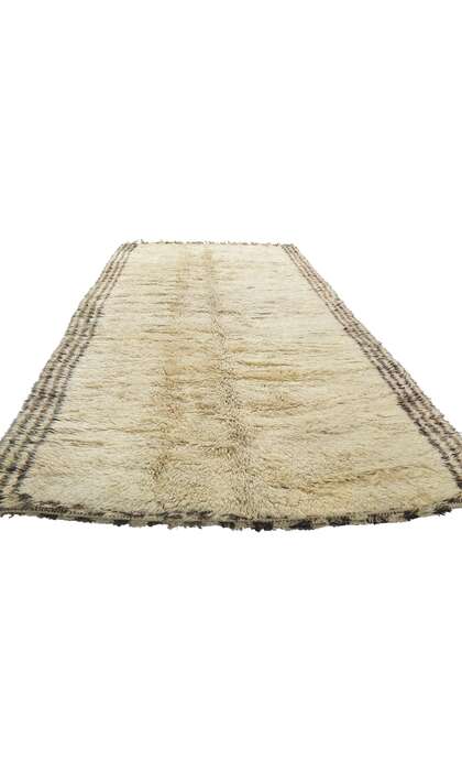 6 x 13 Vintage Moroccan Beni Ourain Rug 21410