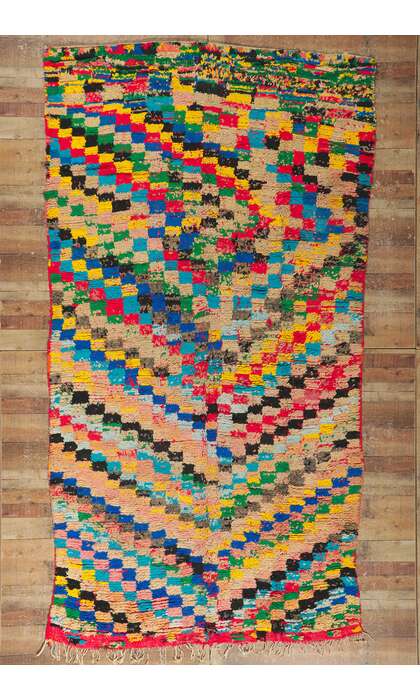 6 x 11 Vintage Moroccan Azilal Rug 21426