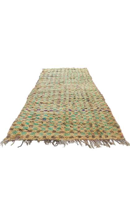 4 x 10 Vintage Boujad Moroccan Rag Rug 21496