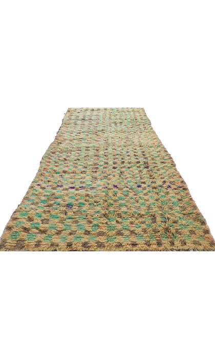 4 x 10 Vintage Boujad Moroccan Rag Rug 21496