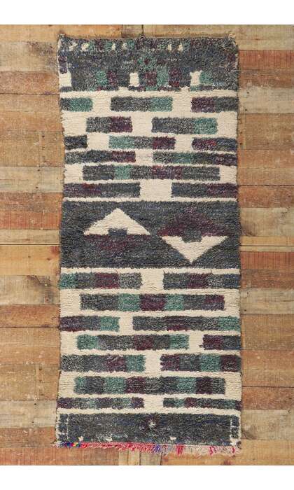 3 x 6 Vintage Berber Moroccan Rug 21602