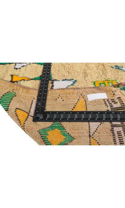 4 x 6 Vintage Berber Moroccan Azilal Rug 21603