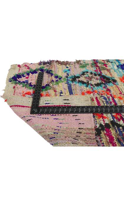 3 x 6 Vintage Berber Moroccan Boucherouite Rag Rug 21607