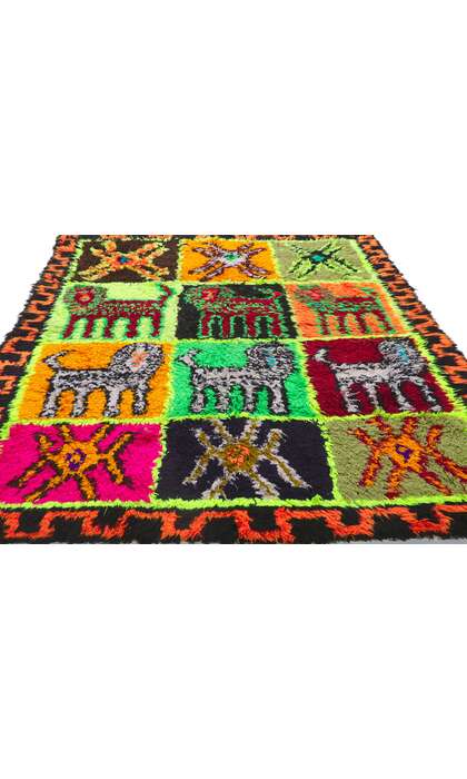 5 x 6 Vintage Moroccan Rug 21614