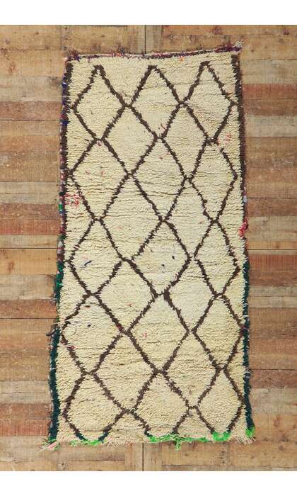 3 x 7 Vintage Moroccan Rug 21622