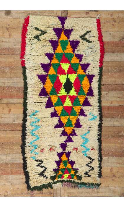 3 x 7 Vintage Moroccan Rug 21623
