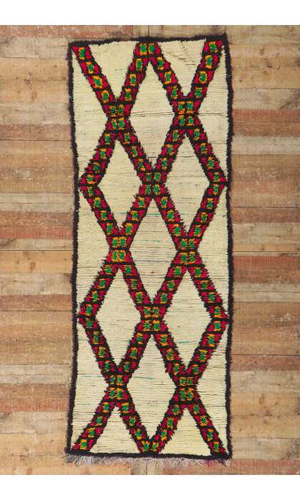 3 x 8 Vintage Moroccan Rug 21625