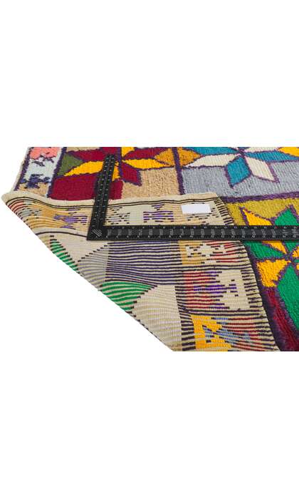 4 x 6 Vintage Berber Moroccan Azilal Rug 21640