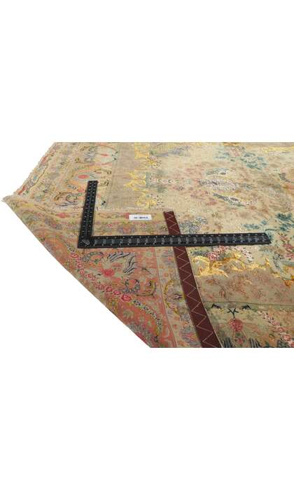 6 x 10 Vintage Persian Shirfar Tabriz Rug 21676