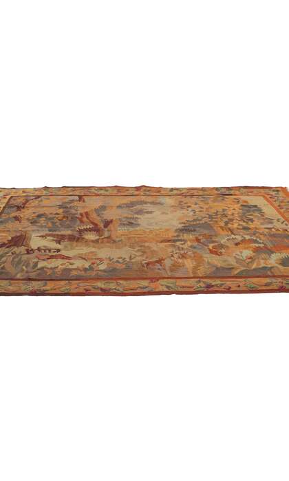 6 x 7 Antique French Aubusson Verdure Tapestry 53775