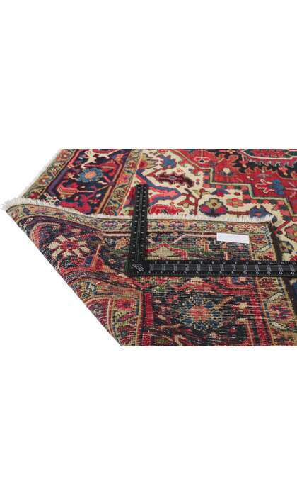 8 x 11 Antique Persian Heriz Rug 53776