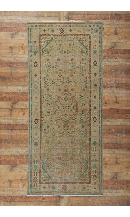 4 x 10 Vintage Persian Malayer Runner 60982