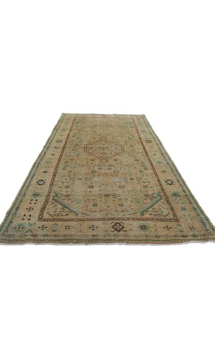 4 x 10 Vintage Persian Malayer Runner 60982