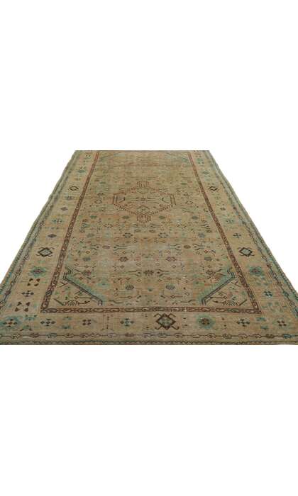 4 x 10 Vintage Persian Malayer Runner 60982