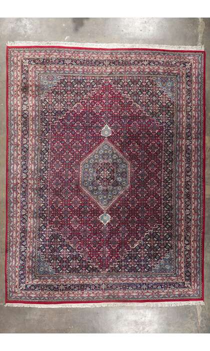 12 x 15 Vintage Indian Bijar Rug 77621