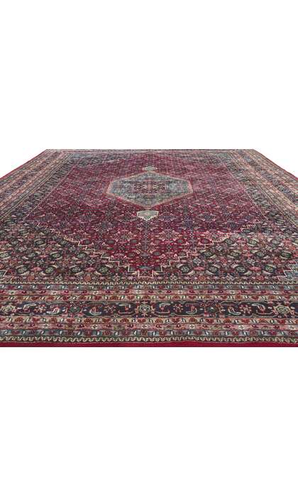 12 x 15 Vintage Indian Bijar Rug 77621