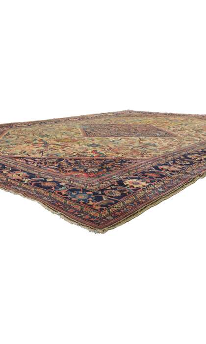 11 x 14 Antique Persian Mahal Rug 78058