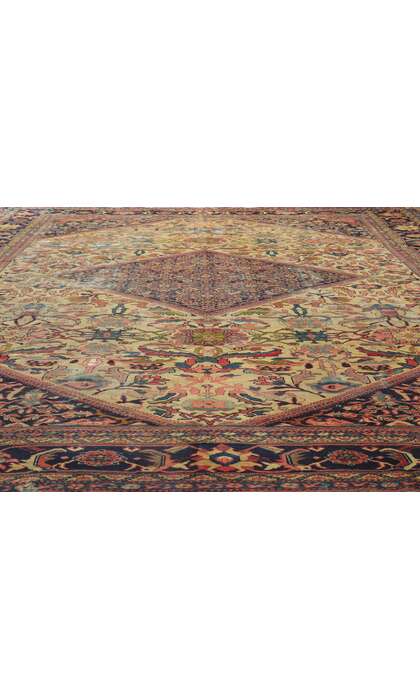 11 x 14 Antique Persian Mahal Rug 78058