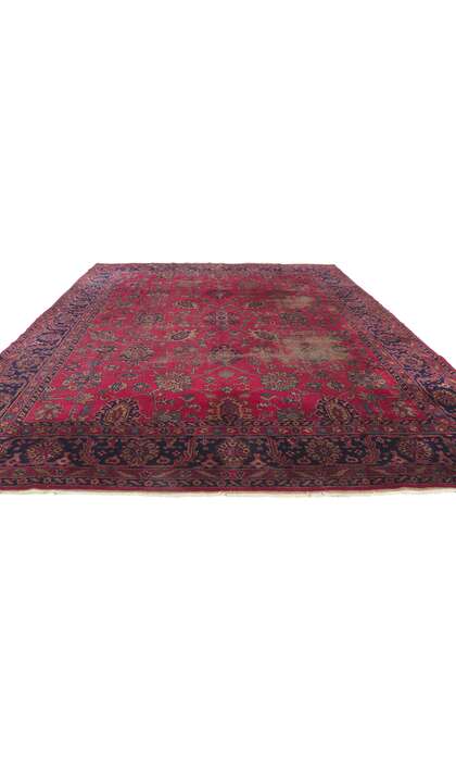 9 x 12 Antique-Worn Turkish Sparta Rug 78132