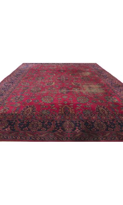 9 x 12 Antique-Worn Turkish Sparta Rug 78132