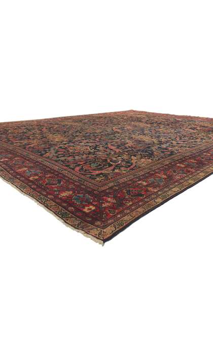 11 x 13 Antique Persian Mahal Rug 78156