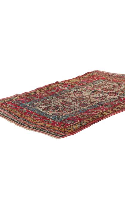 2 x 4 Antique Persian Qashqai Rug 78158