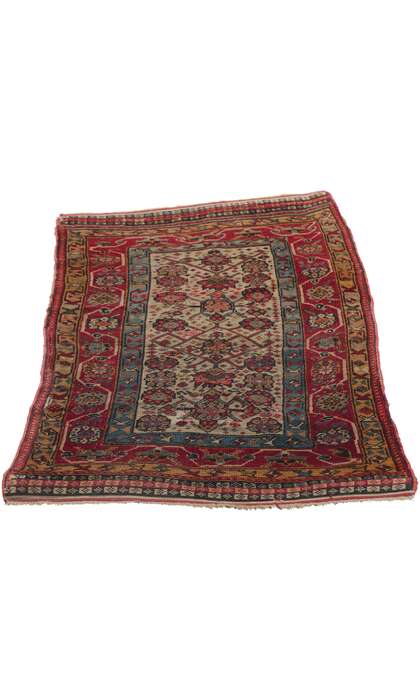 2 x 4 Antique Persian Qashqai Rug 78158