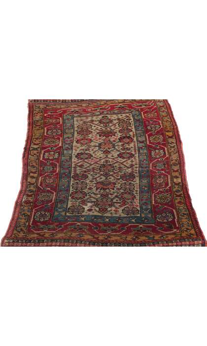 2 x 4 Antique Persian Qashqai Rug 78158