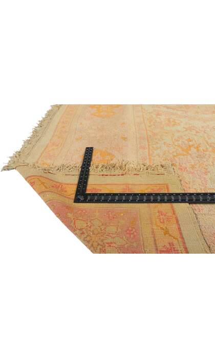 10 x 15 Antique Turkish Oushak Rug 78159