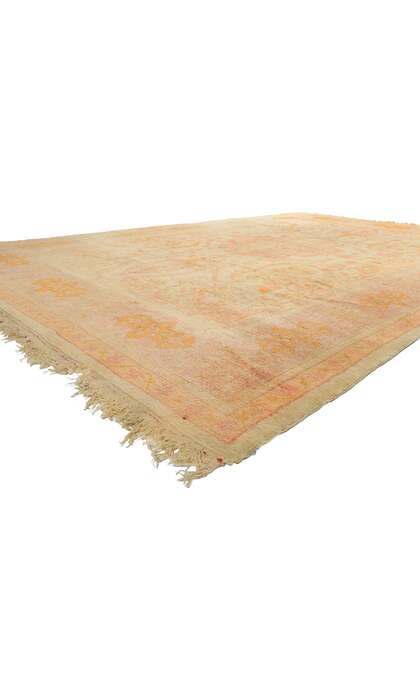 10 x 15 Antique Turkish Oushak Rug 78159