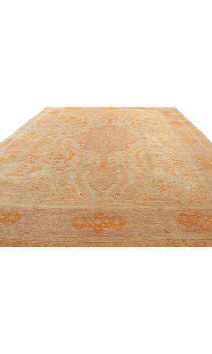 10 x 15 Antique Turkish Oushak Rug 78159