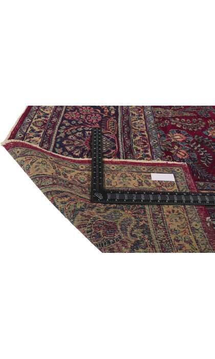 11 x 14 Antique Persian Kerman Rug 78162