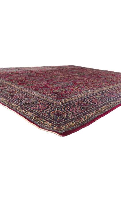 11 x 14 Antique Persian Kerman Rug 78162