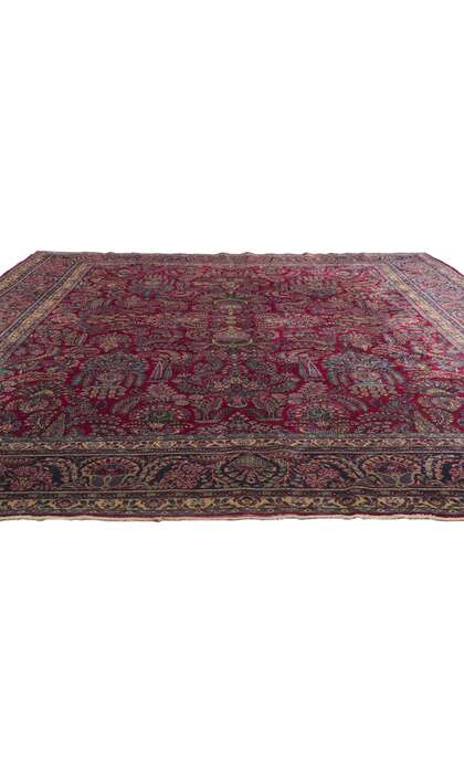 11 x 14 Antique Persian Kerman Rug 78162