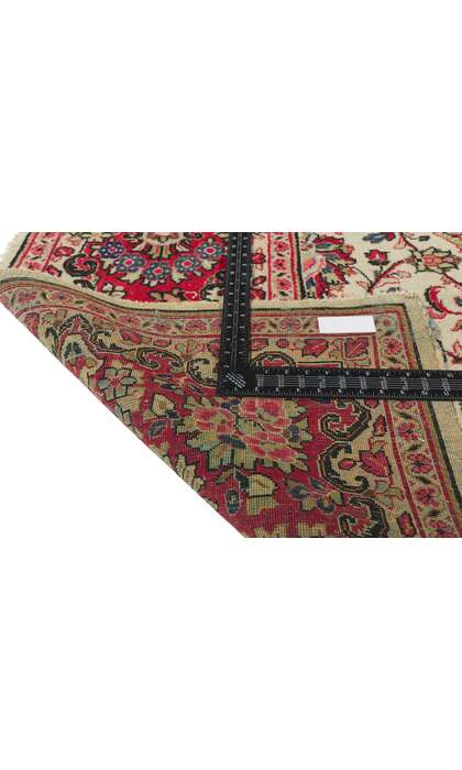 9 x 12 Vintage Persian Sarouk Rug 78163