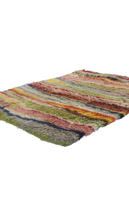 4 x 5 Vintage Swedish Rya Rug 78165