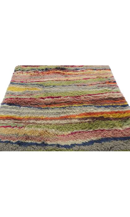 4 x 5 Vintage Swedish Rya Rug 78165