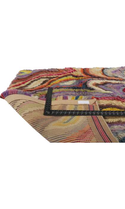 4 x 5 Vintage Swedish Rya Rug 78167