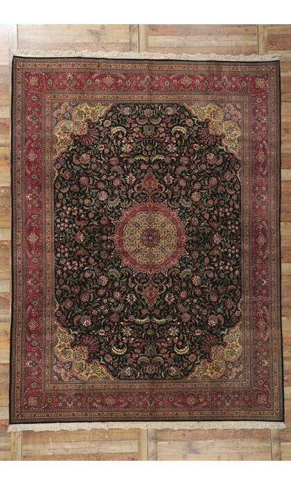 9 x 12 Vintage Chinese Tabriz Rug 78169