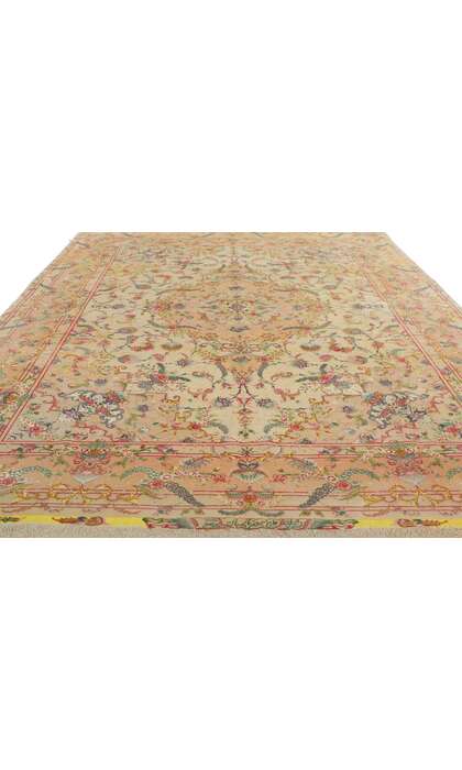 8 x 12 Vintage Persian Shirfar Tabriz Rug 78172