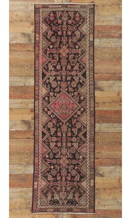 3 x 9 Antique Persian Malayer Rug 78176